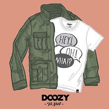 Doozy branding. Un proyecto de Br, ing e Identidad, Diseño de producto, Estampación e Ilustración tradicional de Clara Avellino - 19.11.2018