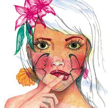 Mi Proyecto del curso: Retrato ilustrado en acuarela. Een project van Digitale illustratie van Lidia Cantos - 19.11.2018