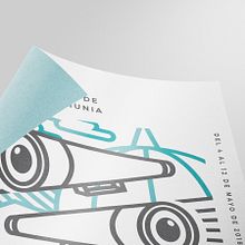 23 Festival de cine de La Amunia | Educar la mirada  ​​​​​​​ Ein Projekt aus dem Bereich Br, ing und Identität, Plakatdesign und Grafikdesign von Endika Gómez de Balugera - 23.07.2018