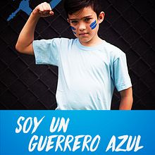 Concepto y Diseño - Campaña "Team guerreros azules". Concept Art, Creativit, Design, Poster Design, Graphic Design, and Photograph project by Johanna Belisario - 11.19.2018