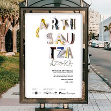 Cartel Feria de artesanía . Un progetto di Design di poster  di Esther Encinas - 20.11.2018