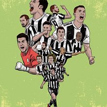 Juventus Team . Un progetto di Illustrazione tradizionale e Illustrazione digitale di Patrícia Helena Cardoso - 20.11.2018