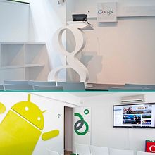 Evento: Google House . Un proyecto de Publicidad, Diseño gráfico, Diseño interactivo, Pintura, Serigrafía, Producción audiovisual					, Retoque fotográfico y Creatividad de Mario de Lope - 10.06.2012