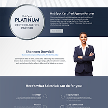 SALESHUB . Een project van Webdesign van Daniel Valdés Verdecia - 24.12.2017