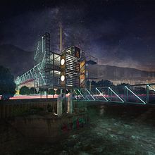 Projetc Parasite No Place City. 3D, Architecture, and 3D Modeling project by Alejandro Alvarez Rondon - 11.21.2018