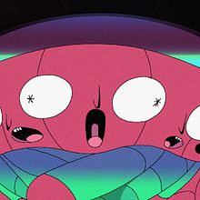 Rick & Morty ident. Un progetto di Animazione, Animazione 2D, Animazione di personaggi, Cinema, video e TV, Direzione artistica, Illustrazione tradizionale e Motion graphics di Numecaniq - 05.06.2018