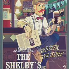 Cartel The Shelby´s Pub. Traditional illustration project by Javier Díaz González - 10.22.2018