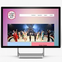 Diseño Web: Festival Circ Figueres. Projekt z dziedziny Tworzenie stron internetow, ch, Projektowanie interakt, wne i Web design użytkownika Sergi Duran Jaen - 10.07.2017