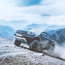 Mi Proyecto del curso: Secretos del fotomontaje y el retoque creativo - FORD RAPTOR. Een project van Grafisch ontwerp y Fotografie van Juan Delgado - 22.11.2018