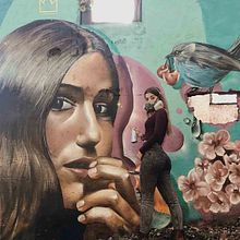 Graffiti @_Mayalen. Street Art project by Nextor Otaño - 11.22.2018
