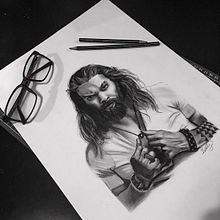 Retrato a lápiz. Projekt z dziedziny  R, sunek, R, sunek ołówkiem, Portret, Trad, c i jna ilustracja użytkownika Cintli Cordova - 22.11.2018