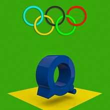 Juegos Olímpicos de Río de Janeiro 2016. 3D, and Poster Design project by Juan Manuel Álvarez Pérez - 11.23.2018