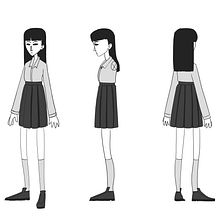 Colegiala monstruo. Un proyecto de Animación 2D y Diseño de personajes de Alejandra Pastoriza Garibotto - 03.10.2017
