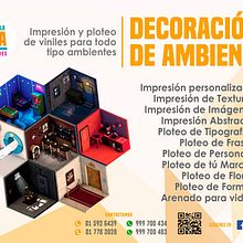 Brochure individual - casa de las impresiones - Decoracion de Ambientes. Interior Architecture, Film, Video, TV, Collage, Comic, Creativit, Design, Information Design, Graphic Design, Photograph, Infographics, Marketing, and Photo Retouching project by Gianpierre Miranda Zelada - 11.23.2018