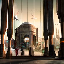 Matte painting - Temple. Photo Retouching project by David Nieto Rojas - 04.23.2018