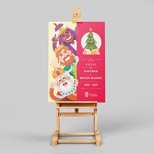 Propuesta para el Cartel de Navidad 2018 - 2019. Vector Illustration project by Tatiana Romero - 11.23.2018