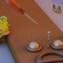 wood in danger. 3D Animation project by Daniel Medina de Haro - 11.23.2018