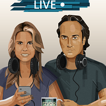 Fan Art del programa Milenio live. ( Iker Jimenez y Carmen Porter ). Vector Illustration project by Sergio Picazo Ferro - 11.24.2018