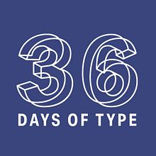 36 Days of Type 2018. Free font. T, and pograph project by BlueTypo - 01.19.2020