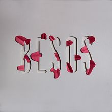 Besos Ein Projekt aus dem Bereich Lettering und Kartonmodellbau von Lía Nalé - 26.11.2018