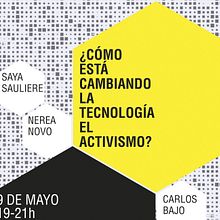 Cartel Cómo está cambiando la tecnología el activismo. Universidad de Comillas. Madrid. . Graphic Design project by Pablo Rebaque - 11.26.2018