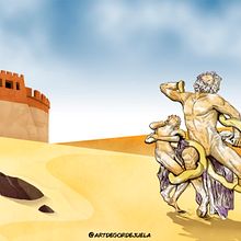 Laocoonte. Un proyecto de Dibujo, Dibujo artístico, Ilustración tradicional, Ilustración digital e Ilustración vectorial de Aitor Ruiz de Gordejuela Ruiz - 26.11.2018