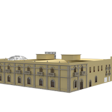 Restauración del Convento de San Agustín- Veracruz, Veracruz.. 3D, e Arquitetura projeto de Jonathan Román - 27.11.2018