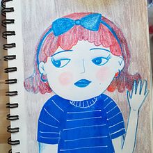 Mujeres. Drawing, and Traditional illustration project by Marianela Torrez - 11.27.2018
