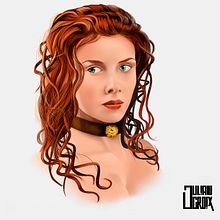 Retrato de Mujer. Een project van Traditionele illustratie y Digitale illustratie van Julián Andrés Henao Echeverry - 10.05.2017
