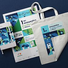 1e bijeenkomst van Spaanse wetenschappers in Mexico. Een project van  Br e ing en identiteit van Cherry Bomb Creative Co. - 01.09.2018