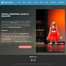 EXPLORA TEATRO / Madrid. Un proyecto de Diseño Web de Antonio de Haro Garzón - 27.11.2018