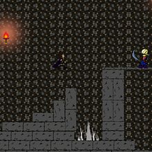 Minijuego plataformas 2D: "The Golden Sword". Videogames, e Pixel Art projeto de Samuel Delgado Romero - 28.11.2018