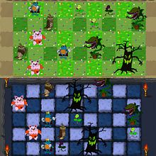 Minijuego de estrategia: "Animals vs. Plants". Animação 2D, e Videogames projeto de Samuel Delgado Romero - 28.11.2018