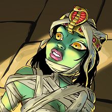 La momia despierta y la lia. Un progetto di Fumetto, Arte concettuale e Illustrazione digitale di Josep Giró - 10.11.2018
