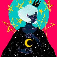 TAROT. Un progetto di Illustrazione digitale di Valeria Araya - 01.11.2017