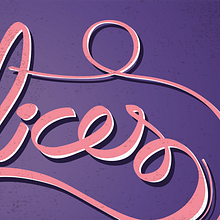 Lettering felicitación . Un proyecto de Ilustración digital y Lettering de Veronica Sanchez - 29.11.2018