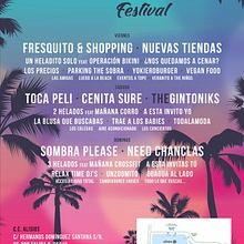 Festival del Verano en C.C Alisios. Cop, writing, e Design gráfico projeto de Miguel Jiménez García - 29.11.2018