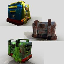 Texturización 3D de assets. 3D projeto de Samuel Delgado Romero - 29.11.2018