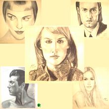 Dibujos (Retratos). Projekt z dziedziny  R i sunek użytkownika Pablo Cesarin - 30.11.2018