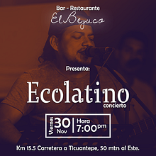 Flyer para conciertos Ecolatino. Graphic Design project by Arnold Salgado - 11.30.2018