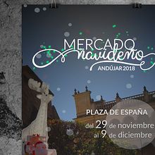 Mercado Navideño 2018 Andújar. Graphic Design project by Antonio Trujillo Díaz - 11.30.2018