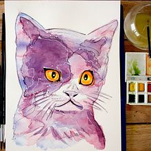 Pintarrajearte Portafolio (parte 2) Ein Projekt aus dem Bereich Aquarellmalerei von Ruben Sandoval - 30.11.2018