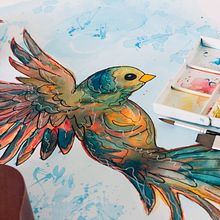 Pintarrajearte portafolio (part 3) Ein Projekt aus dem Bereich Aquarellmalerei von Ruben Sandoval - 30.11.2018