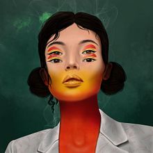 Out my mind, just in time.. Un progetto di Illustrazione digitale di Yeimy Valencia - 01.12.2018