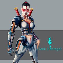 RED.Mi Proyecto del curso: Diseño de personajes para concept art. Traditional illustration, and Digital Illustration project by Francisco Javier Llobregat Garcia - 12.04.2018