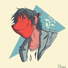 Fox Masqued Girl. Un projet de Illustration traditionnelle de Javier Tierno - 03.12.2018