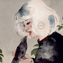 G R I S. Un proyecto de Bellas Artes, Collage, Ilustración botánica, Ilustración con tinta y Pintura a la acuarela de Coral - 19.10.2020