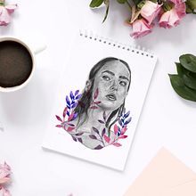 Lyla. Pencil Drawing, Design, Graphic Design, Traditional illustration, and Watercolor Painting project by Sandra Casado Díaz - 12.03.2018
