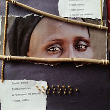 Mi Proyecto del curso: Técnicas de bordado experimental sobre papel . Een project van Borduurwerk van sacri38 - 03.12.2018