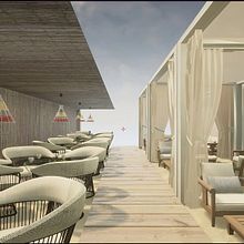 Unreal beachrestaurant. Un proyecto de 3D de Pedro Zamora - 03.12.2018
